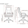 Lorell Westlake High Back Executive Chair LLR63286