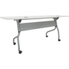 Lorell White Laminate Flip Top Training Table LLR60743