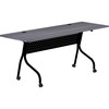 Lorell Charcoal Flip Top Training Table LLR59488
