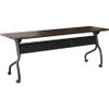 Lorell Mahogany Flip Top Training Table LLR59514