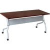 Lorell Mahogany Flip Top Training Table LLR60718