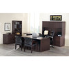 Lorell Prominence 2.0 Espresso Laminate Double-Pedestal Desk - 2-Drawer LLRPD3672QDPES