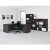 Lorell Prominence 2.0 Espresso Laminate Double-Pedestal Desk - 2-Drawer LLRPD3672QDPES