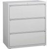 Lorell 3-Drawer Light Gray Lateral Files LLR88029