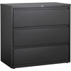 Lorell 3-Drawer Black Lateral Files LLR88031