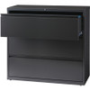 Lorell 3-Drawer Black Lateral Files LLR88031