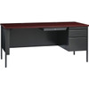 Lorell Fortress Series Right-Pedestal Desk LLR60916