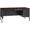 Lorell Fortress Series Right-Pedestal Desk LLR60916