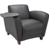 Lorell Reception Seating Chair with Tablet LLR68953