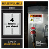Avery&reg; Reflective Sign Labels AVE61584