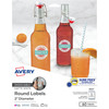 Avery&reg; Round Dissolvable Labels AVE4227