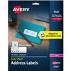 Avery&reg; Easy Peel High Gloss White Mailing Labels AVE6526