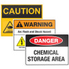 Avery&reg; 5"x7" Removable Label Safety Signs AVE61511