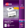 Avery&reg; Secure Magnetic Name Badges with Durable Plastic Holders and Heavy-duty Magnets AVE8780
