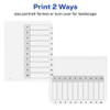 Avery&reg; Ready Index 10-tab Custom TOC Dividers AVE11823