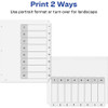 Avery&reg; 8-tab Custom Table of Contents Dividers AVE11822