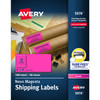 Avery&reg; High Visibility Neon Shipping Labels AVE5974