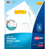 Avery&reg; Big Tab Printable White Label Dividers AVE14434