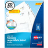 Avery&reg; Big Tab Printable Large White Dividers with Easy Peel, 8 Tabs AVE14441