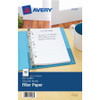 Avery&reg; Filler paper for 3-Ring/7-Ring Mini Binders AVE14230