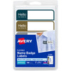 Avery&reg; Assorted Flexible Name Badge Labels AVE5154