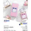 Avery&reg; Print-to-the-Edge Easy Peel Square Labels AVE22805