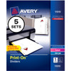 Avery&reg; Customizable Print-On Dividers AVE11515