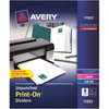 Avery&reg; Unpunched Print-On Dividers AVE11553