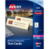 Avery&reg; Laser, Inkjet Tent Card - Ivory AVE5914