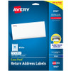 Avery&reg; Easy Peel White Inkjet Mailing Labels AVE8167