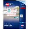 Avery&reg; Inkjet Postcard - White AVE8387