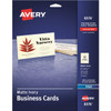 Avery&reg; Inkjet Business Card - Ivory AVE8376