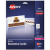 Avery&reg; Laser Business Card - White AVE5371