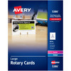 Avery&reg; Uncoated 2-side Printing Rotary Cards AVE5386