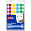 Avery&reg; Assorted Removable See-Through Color Dots AVE05796