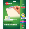 Avery&reg; Removable Laser/Inkjet Filing Labels AVE6466