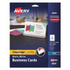 Avery&reg; Clean Edge Inkjet Business Card - White AVE8869