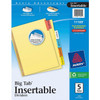 Avery&reg; Big Tab Insertable Dividers - Reinforced Gold Edge AVE11109