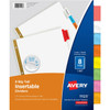 Avery&reg; Big Tab Insertable Dividers - Reinforced Gold Edge AVE11123