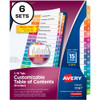 Avery&reg; Ready Index Custom TOC Binder Dividers AVE11197