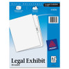 Avery&reg; Premium Collated Legal Exhibit Dividers with Table of Contents Tab - Avery Style AVE11374