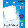 Avery&reg; Premium Collated Legal Exhibit Dividers with Table of Contents Tab - Avery Style AVE11381