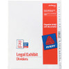 Avery&reg; Premium Collated Legal Exhibit Dividers with Table of Contents Tab - Avery Style AVE11396
