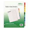 Avery&reg; Table 'N Tabs Numeric Dividers AVE11671