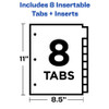 Avery&reg; Big Tab Insertable 2-Pocket Dividers AVE11907