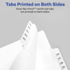 Avery&reg; Side Tab Individual Legal Dividers AVE82184