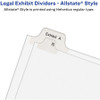 Avery&reg; Alllstate Style Individual Legal Dividers AVE82203