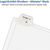 Avery&reg; Alllstate Style Individual Legal Dividers AVE82204