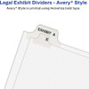 Avery&reg; Side Tab Individual Legal Dividers AVE82423