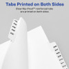 Avery&reg; Side Tab Individual Legal Dividers AVE82495